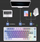 Tastierë mekanike RK Royal Kludge M75, 75%, RGB, wireless