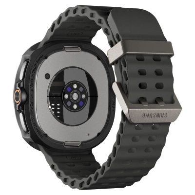 Mbrojtëse ore Spigen Liquid Air për Samsung Galaxy Watch 8 Classic 46mm, TPU i butë, mat, e zezë