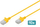 Kabllo rrjeti Digitus Patchcord Slim Cat.6 U/UTP LSZH, 1.5m, 10 copë, i verdhë