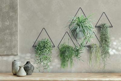 Држач за закачување на саксии за цвеќе SHOWY HANGER, 38.6x20.9x65.6cm, за ѕид и балкон
