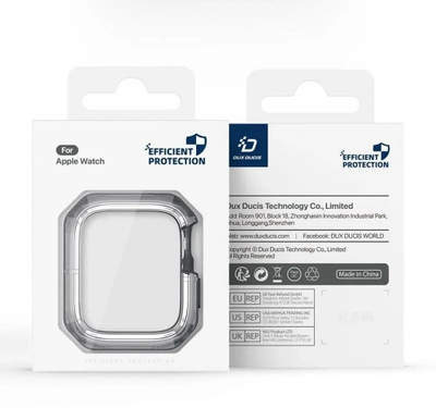Заштитна клупа Dux Ducis Tamo за Apple Watch Series 10 42mm, транспарентна, сива