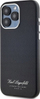 Mbrojtëse telefoni Karl Lagerfeld Grained PU Hotel RSG, për iPhone 15 Pro Max, MagSafe, e zezë