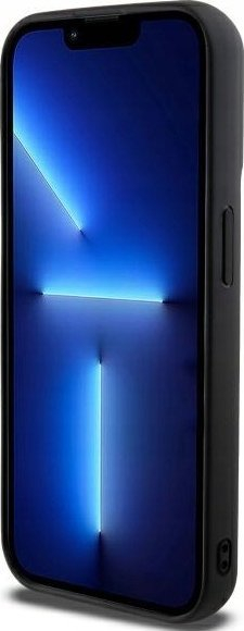 Kapak telefoni DKNY DKHCP15LPQDSLK për iPhone 15 Pro 6.1", quilted, i zi