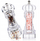 Set mullinj piper dhe kripë Vilde, akrilik, 16 cm, transparent, 2 copë