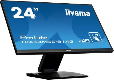 Monitor Iiyama ProLite T2454MSC-B1AG, 24", Full HD IPS me prekje, i zi