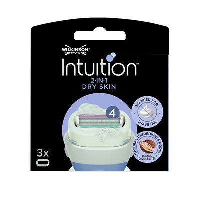 Brisqe rroje Wilkinson Sword Intuition Dry Skin, 2 copë