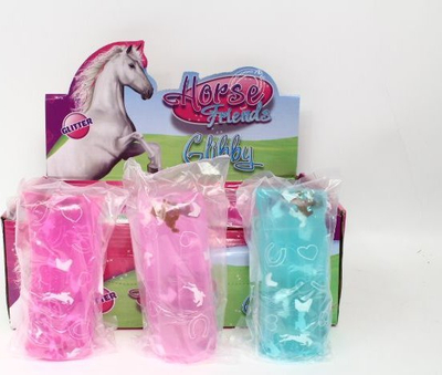 Lodër slime me kuaj Toy Horses, 13cm, rozë