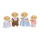Set lodrash Sylvanian Families Yellow Labrador Family, 4 figura, për kalamaj 3+