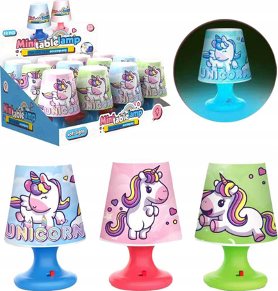 Llambë nate Trifox Unicorn, për kalamoj, dritë e butë, shumëngjyrëshe MIX