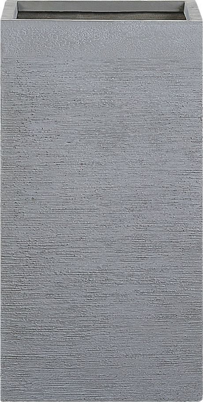 Vazo dekorative Beliani Dion, 40 x 40 x 77cm, për bimë, gri