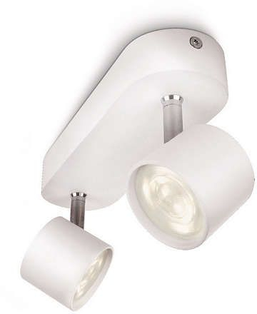 Reflektor tavani Philips MyLiving 562423116, LED 4.5W, 2 spote, i bardhë
