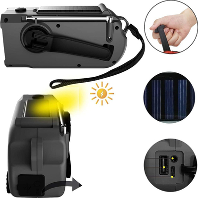 Radio emergjence Mozos ER-01, 5000mAh, me diell edhe dinamo, jeshile