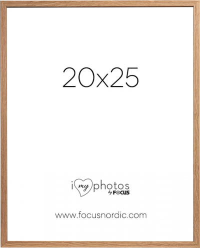Kornizë fotosh Focus Frame Rock, 20x25 cm, dru, ngjyrë lisi