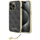 Mbulesë Guess GUHCP15LGF4GGR për iPhone 15 Pro 6.1", kapak i fortë 4G me varëse, gri