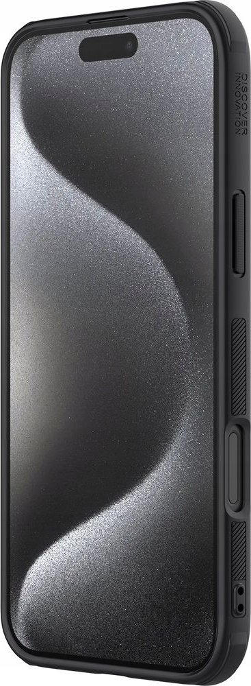 Kllafë Nillkin Super Frosted Pro për iPhone 16 Pro, mbrojtëse mbrapa, e zezë