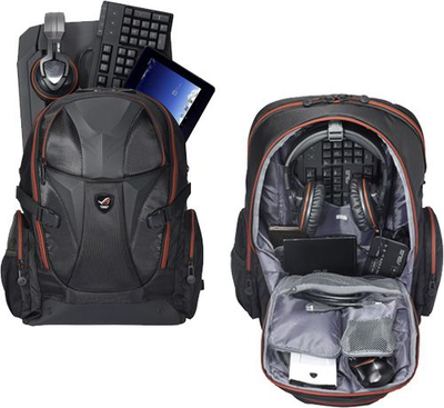 Çantë shpine ASUS ROG Nomad për laptop 17\", najlon balistik, e zezë