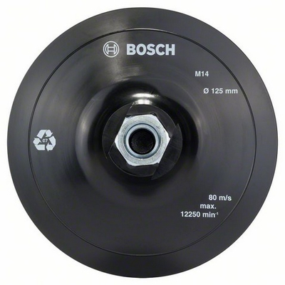 Disk bluarës Bosch 2608601077, 125mm, M14, i zi