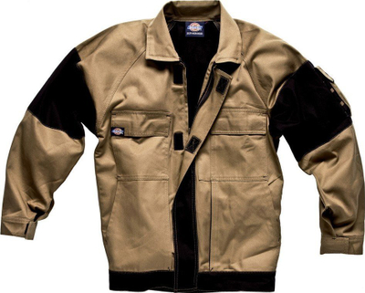 Xhaket pune Dickies GDT290, për burra, madhësia S, ngjyrë bezhë me të zezë