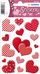 Stikera dekorative Herma 3056 Little Flower Hearts, 10 fletë, zemra dhe lule, shumëngjyrëshe