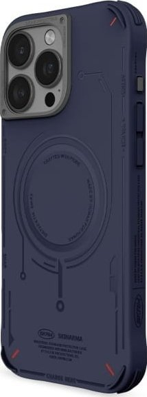 Mbulesë telefoni Skinarma Mecha për iPhone 16 Pro 6.3", magnetike, navy blue