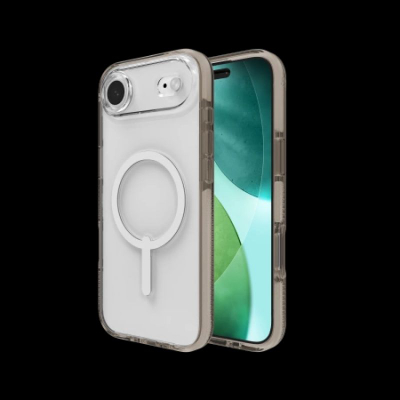 Mbrojtëse telefoni ZAGG Santa Cruz Snap, për iPhone Air, që s’rrëshqet nga dora, transparente