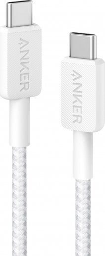 Kabllo USB Anker A81F5G21, USB C, 0.9 m, e bardhë