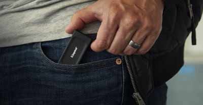 SSD i jashtëm Kingston XS1000, 1TB, USB-C 3.2, deri 1050MB/s, i zi
