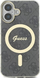 Mbulesë telefoni Guess GUHMP16MH4STK për iPhone 16 Plus 6.7", MagSafe, e zezë