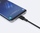 Kabllo Aukey, USB A / USB C, 0.9 m, e zezë