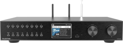 Tuner HiFi Telestar TOP 500 Black, DAB+, Bluetooth 5.3, i zi