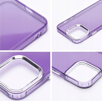 Kapak telefoni PEARL Matte Transparent për Xiaomi Redmi Note 13 Pro 4G, TPU, vjollcë