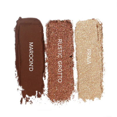 Set lapsash për sy Nudestix Berry Nude Eye Pencil Mini Metallic, 3x 2.5 g