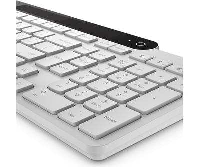 Tastierë Lenovo 800 Self-Charging, Bluetooth, pa tela, e bardhë