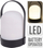 Fener LED Orion Home Styling, 21 cm, me dorezë, i zi