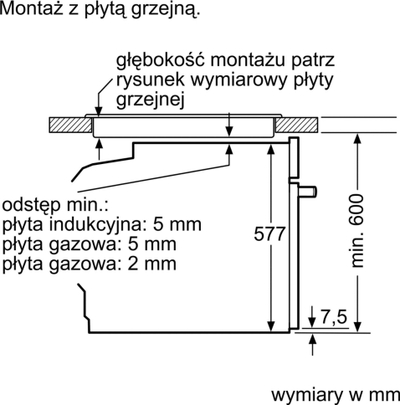 Furrë elektrike e integrume Siemens HB635GNS1, 71L, klasa A+ për energji, inox me të zezë