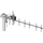 Antene drejtuese GSM ATK-10, 800-980 MHz, 12.8 dBi, argjend