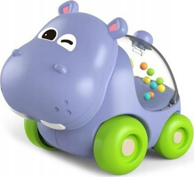 Lodër edukative Lisciani Carotina Baby Little Hippo Car, lojë memorie, shumëngjyrëshe