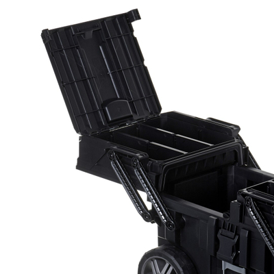 Kuti mjetesh me rrota Keter 238270, 64.6 x 37.3 x 41 cm, e zezë
