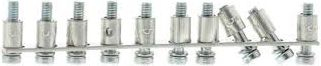 Lidhës kryq Weidmuller Q 10 AKZ4, 10 pole, 6.1mm, gri