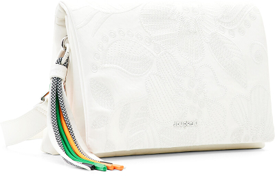 Çantë krahu Desigual Bag Alpha Dortmund 23SAXP95 1001, e bardhë