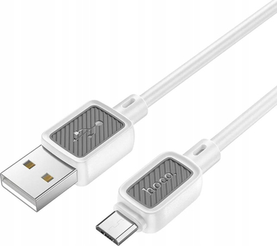 Kabllo USB Hoco X108, USB A n'Micro USB, 1m, 2.4A, e bardhë