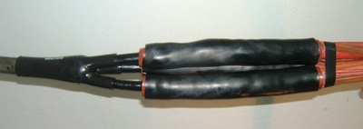 Komplet bashkues termo tkurrës Cellpack CHMSV 24kV 50-150 PL, për kabllo 12/20kV, i zi