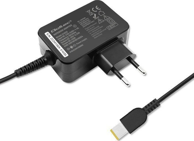 Adaptues karikues për laptop Qoltec për Lenovo, 45W, 20V 2.25A, slim tip me pin, i zi