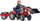 Traktor me pedale Falk Massey Ferguson 8740S, me rimorkio, me kovë frontale, i kuq
