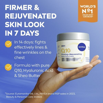 Krem për trup Nivea Body Zone Cream Q10, 400 ml