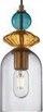 Llambë varëse Light Prestige Tropea, 1xE27, qelq smoky, mesatare