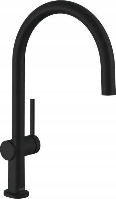 Rubinet lavamani Hansgrohe Talis S Rain 72804670, dalje anësore, matte black, i zi