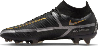 Këpucë futbolli Nike Phantom GT2 Elite DF FG, terren i fortë, për meshkuj, të zeza