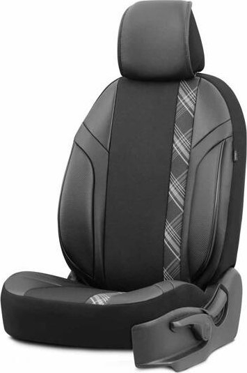 Set mbulesash sedilesh Otom Horizon 1808 OT86747, tekstil, komplet përpara edhe mbrapa, zi gri