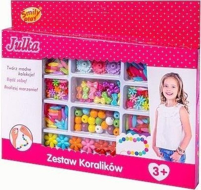 Set rruazash Smily Play Medium Bead Set, lojë me dorë krijuese, shumëngjyrësh